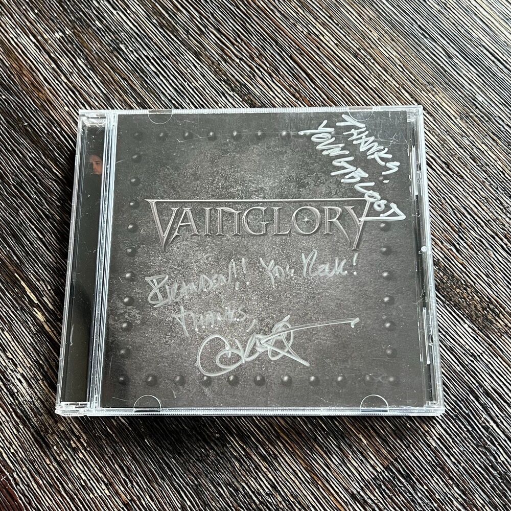 Vainglory Limited Edition Self-Titled Album Compact Disc CD Metal Thrash Signed